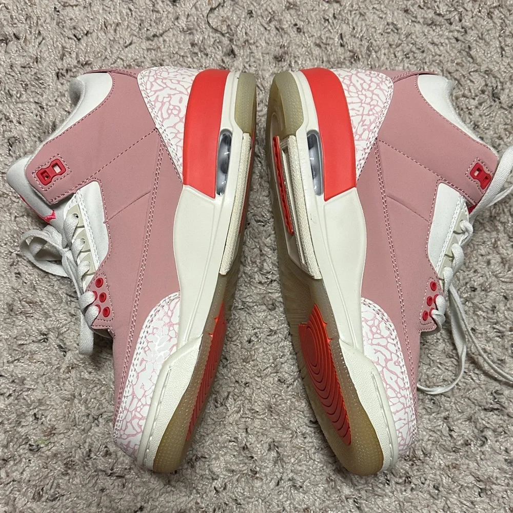 Jordan Women's Shoes in Pink and White - Picture 2 of 10